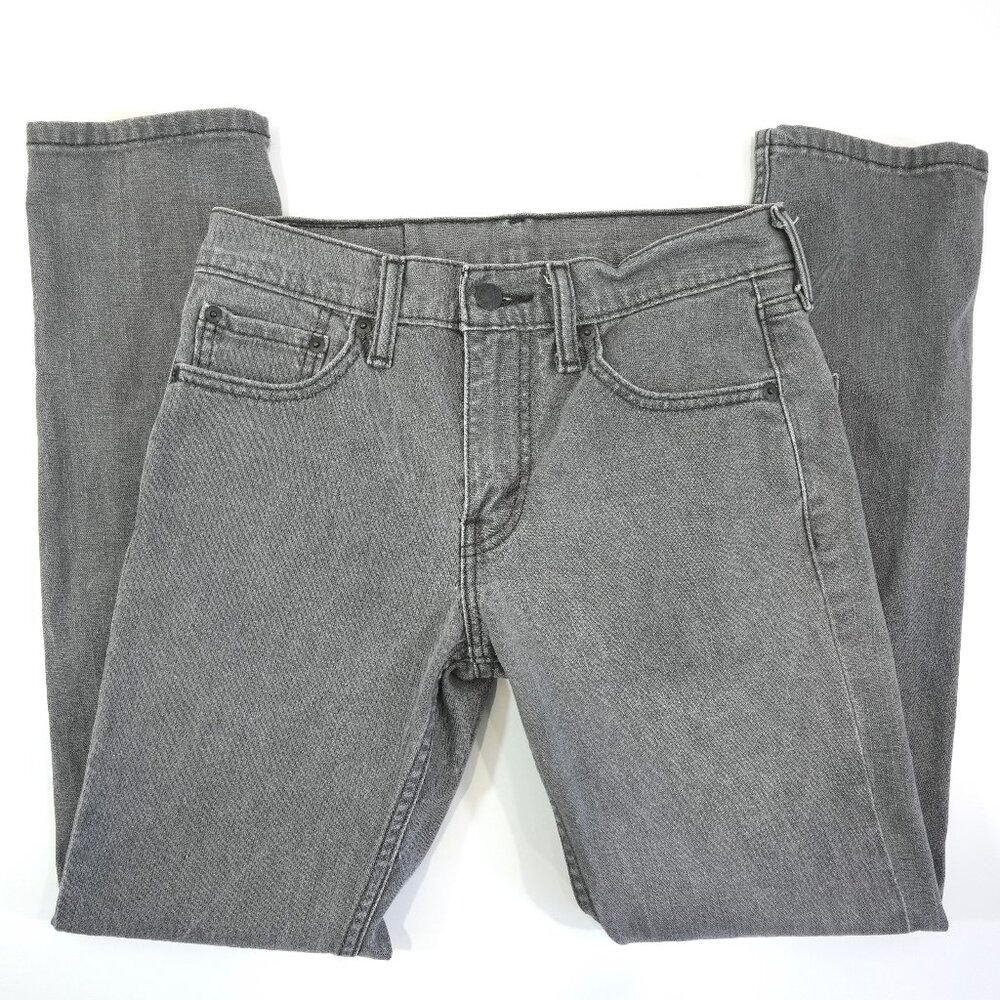 Levi's Mens 511 Slim Fit Jeans Size 30x32 Grey Stretch Denim